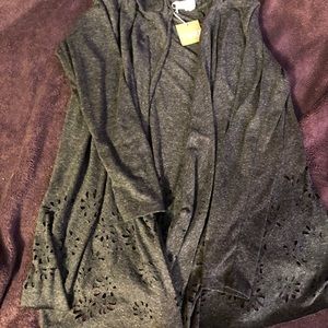 Meadow rue open front cardigan